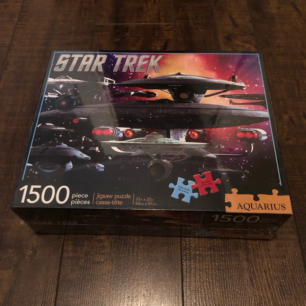 BNIP-  Star Trek 1500 Piece Jigsaw Puzzle - Multicolor